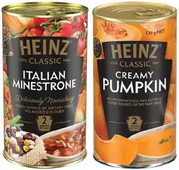 IGA Heinz Classic Canned Soup Selected Varieties offer