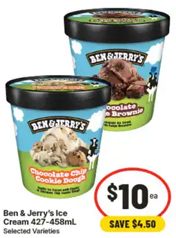 IGA Ben & Jerrys Ice Cream offer