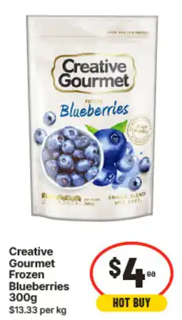 IGA Creative Gourmet Frozen Blueberries offer