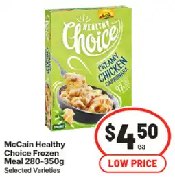 IGA McCain Healthy Choice Frozen Meal offer