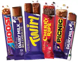 IGA Cadbury Medium Bars^ Selected Varieties offer