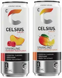 IGA Celsius Sparkling Energy Drink Selected Varieties offer