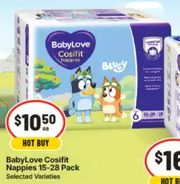 IGA BabyLove Cosifit Nappies offer