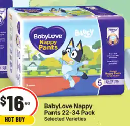 IGA BabyLove Nappy Pants offer