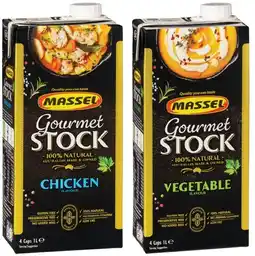IGA Massel Gourmet Liquid Stock Selected Varieties offer