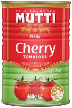 IGA Mutti Cherry Tomatoes or Baby Roma Tomatoes 400g offer