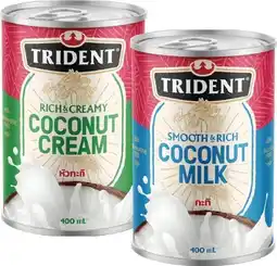 IGA Trident Coconut Milk or Cream 400mL Selected Varieties offer