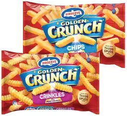 IGA Birds Eye Golden Crunch Chips Selected Varieties offer