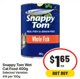 IGA Snappy Tom Wet Cat Food offer
