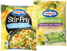 IGA Birds Eye SteamFresh or Stir Fry Vegetables 450‑500g Selected Varieties offer