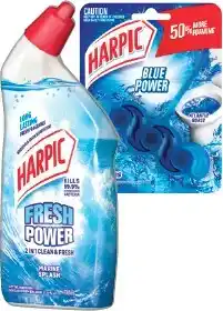 IGA Harpic Fresh Power Liquid Toilet Cleaner 700mL or Rim Block 39g* Selected Varieties offer