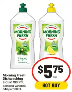 IGA Morning Fresh Dishwashing Liquid offer