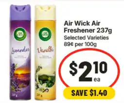 IGA Air Wick Air Freshener offer
