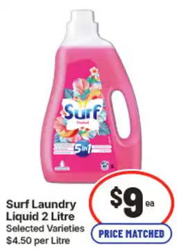 IGA Surf Laundry Liquid offer