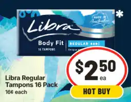 IGA Libra Regular Tampons offer
