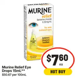 IGA Murine Relief Eye Drops offer