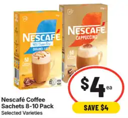 IGA Nescafé Coffee Sachets offer