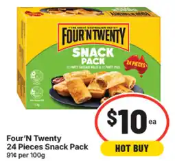 IGA Four'n twenty snack pack offer