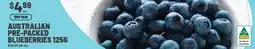 IGA Australian pre-packed blueberries offer