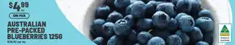 IGA Australian pre-packed blueberries offer