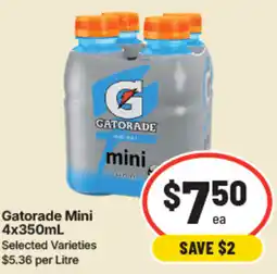 IGA Gatorade Mini offer