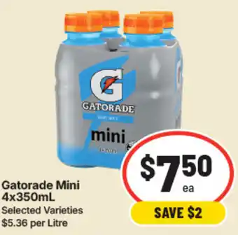 IGA Gatorade Mini offer