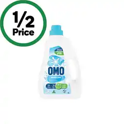 Woolworths OMO Active or Sensitive Laundry Liquid 2 Litre or Powder 2 kg offer