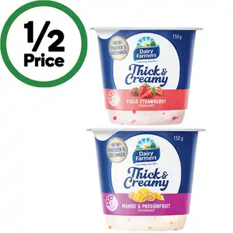 Woolworths Dairy Farmers Thick & Creamy Yoghurt – From the Fridge offer