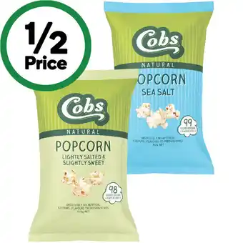 Woolworths Cobs Popcorn offer