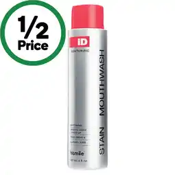 Woolworths Hismile iD Whitening Stain Mouthwash offer