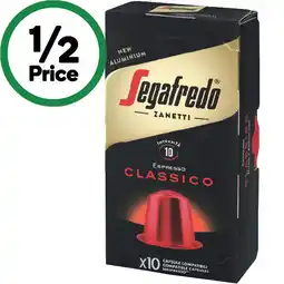 Woolworths Segafredo Coffee Capsules offer