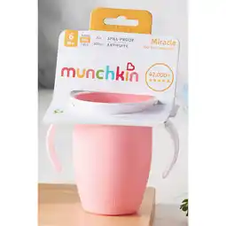 Woolworths Munchkin Miracle 360 Trainer Cup Assorted offer