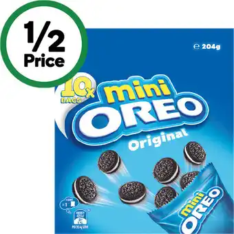 Woolworths Oreo Mini Cookies Multipack offer
