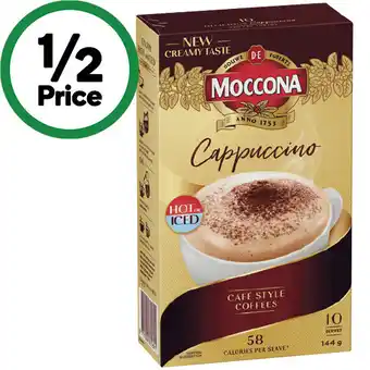 Woolworths Moccona Coffee Sachets-10 offer