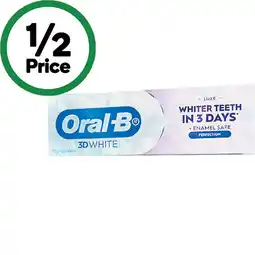 Woolworths Oral-B 3D White Luxe Toothpaste offer