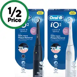 Woolworths Oral-B iO2 Electric Toothbrush Set offer