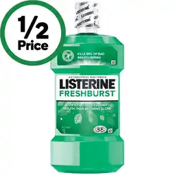 Woolworths Listerine Antibacterial Mouthwash offer