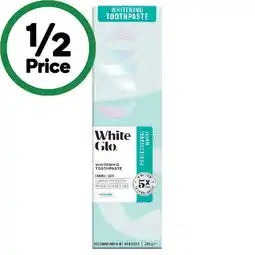 Woolworths White Glo Whitening Toothpaste offer