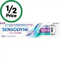 Woolworths Sensodyne Expert Repair Toothpaste Deep Clean offer