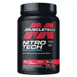 Woolworths Muscletech Nitrotech Whey Protein Powder offer