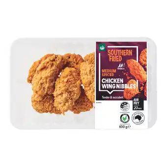 Woolworths Woolworths Southern Fried Wing Nibbles with RSPCA Approved Chicken – From the Meat Dept offer