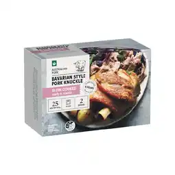 Woolworths Woolworths Slow Cooked Pork Knuckle Bavarian Style – From the Meat Dept offer