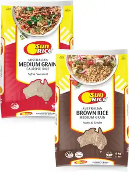 Coles Sunrice Medium Grain Rice offer