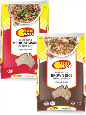 Coles Sunrice Medium Grain Rice offer