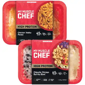 Woolworths My Muscle Chef Ready Meals – Excludes Pro & Nutrient Rich – From the Fridge offer