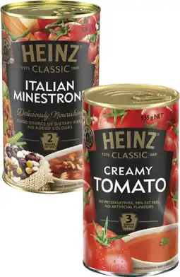 Coles Heinz Classic Soup offer