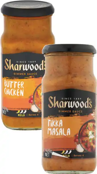 Coles Sharwood's Simmer Sauce offer