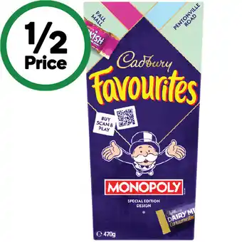 Woolworths Cadbury Favourites offer