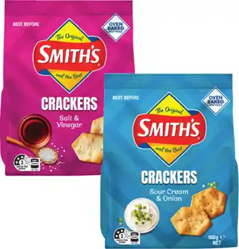 Coles Smith's Crackers offer