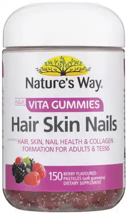 Coles Nature's Way Adult Vita Gummies Hair Skin Nails offer